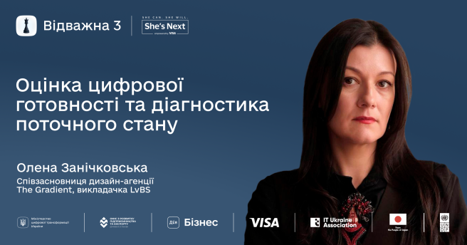 Практичний модуль «Оцінка цифрової готовності та діагностика поточного стану» від Олени Занічковської